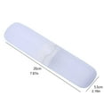 thumbnail image 4 of Injueey Cepillo de Caja de almacenamiento de de con tapa Estuches portátiles a prueba de polvo Organizador de tenedores Juegos de accesorios de baño Blanco transparente, 4 of 6