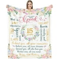thumbnail image 1 of LHSHID 15th Birthday Gifts Blanket 15th Birthday Decorations for Girl Quinceanera Gifts Gifts for 15 Year Old Girls Ideas Cool 15 Year Old Teen Girl Birthday Gifts 30"x40", 1 of 7
