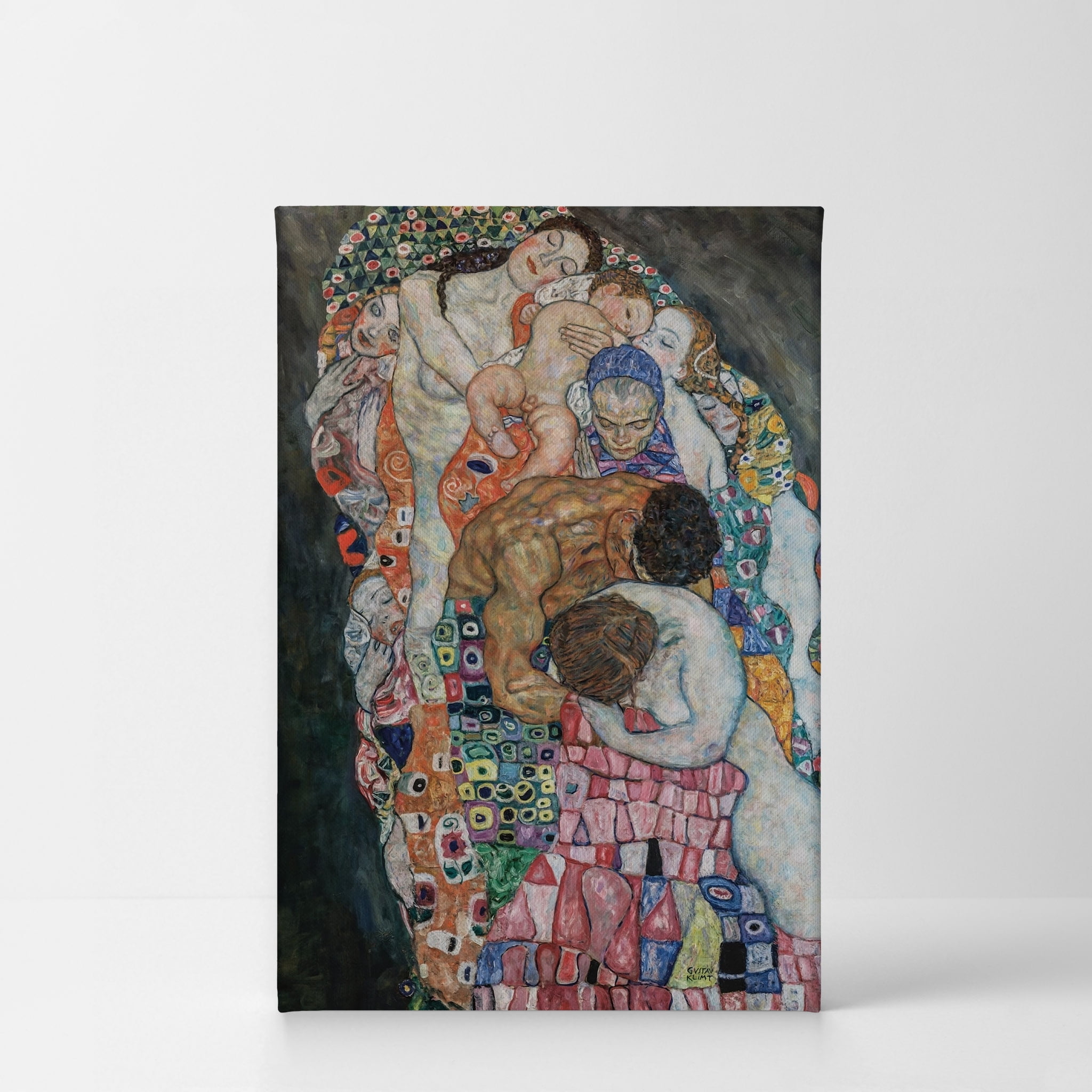 Death and Life CANVAS WALL ART PICTURE PRINT PAINTING Gustav Klimt