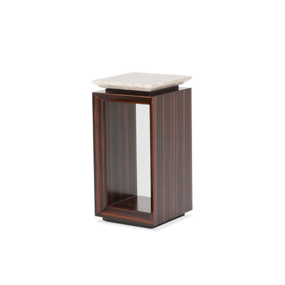 1perfectchoice Ebony Short Wood Base Square Marble Top Accent End 1perfectchoice Ebony Short Wood Base Square Marble Top Accent End Table Com