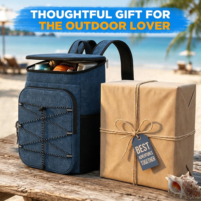 best hiking cooler backpack Insulated Waterproof 22 Hours Cold, Backpack Coolers Insulated Leak Proof Holds 56cans, Lightweight & Portable Ice Chest or any man who loves outdoor adventures 8 Best Backpack Coolers of