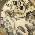 thumbnail image 6 of Yosemite Home Decor Modern Metal Gear Table Top Clock in Gold Brass, 6 of 8