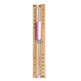 thumbnail image 4 of Tumotour 1PC Heat Wooden Hourglass Wall Mounted Clock, 4 of 10