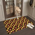 thumbnail image 2 of Entryway Rug 2'x3', Tropical Fruits Kitchen Runner Rugs Non-Slip Carpet Mats, Summer Yellow Red Bedside Rugs Runners Washable Floor Carpet for Bathroom Laundry Room, 2 of 8