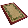 thumbnail image 2 of Nedia Home O2244 Tapis de Coco Robuste - 22 x 36 Po Bordure de Lierre Houx - Uni, 2 of 5