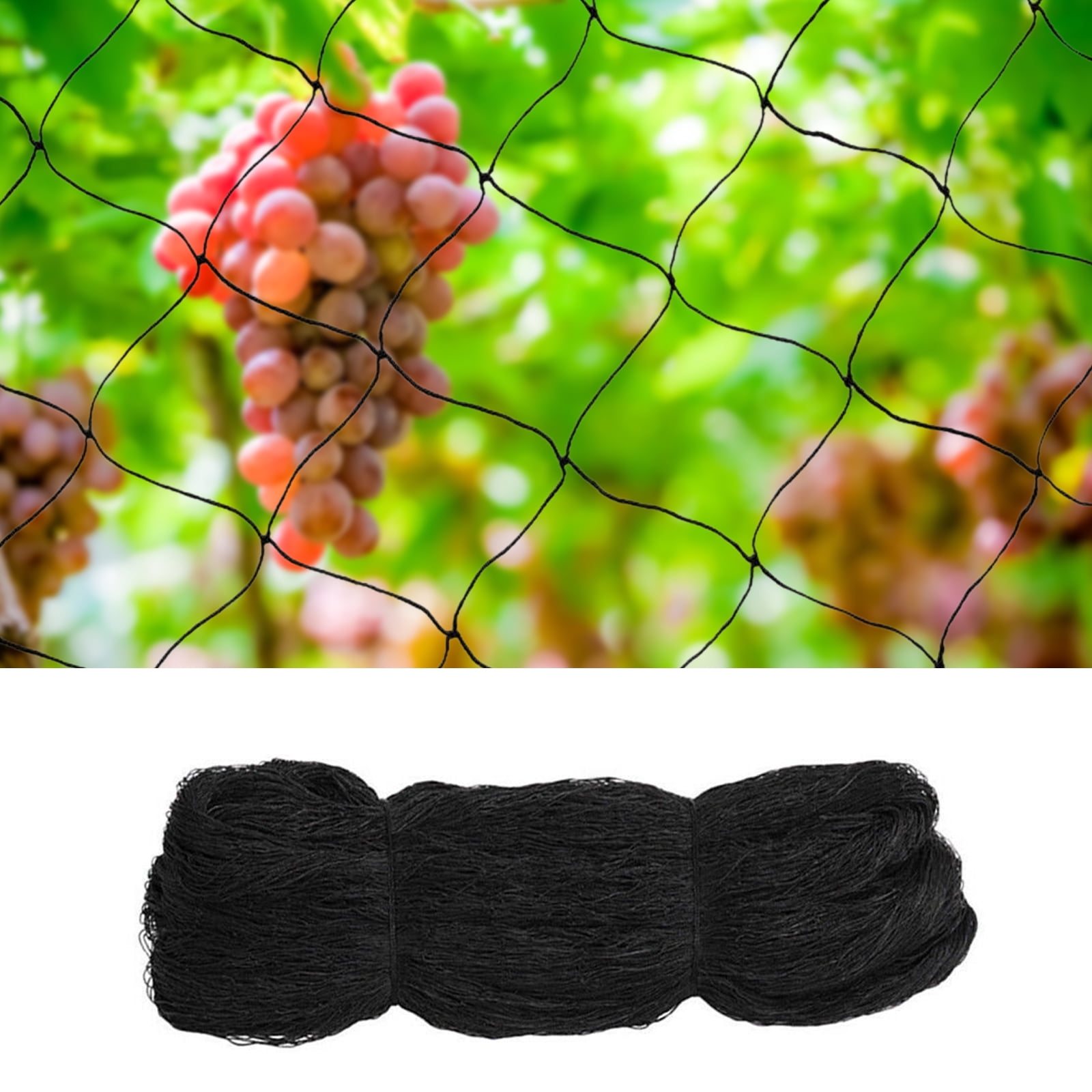 1 PCS 30*15 m/ 100*50 ft Black Netting, Used as Orchard Netting, Vegetable Garden Netting, Garden Netting, Pond Netting, Chicken Coop Netting