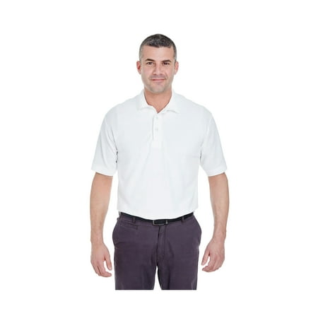 Ultraclub Pique Polo - UltraClub Men's Whisper Pique Polo Shirt, Style 8540