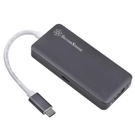 SilverStone Technologies EP14 USB 3.1 Generation 1 Type-C Hub with HDMI - USB 3.1 Generation 1 Type-A & USB 3.1 Generation 1 Type-C  Charcoal price history on PriceWatchPro