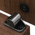thumbnail image 1 of Imán para puerta de gabinete, Sunivaca 4 piezas Imán para puerta de gabinete negro con tornillos Aleación de zinc Cierres magnéticos Imán fuerte para puertas Cajones Gabinete Ventana Melt Furniture TUNC Sencillez, 1 of 5