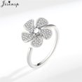 thumbnail image 1 of Multiple Style Anxiety Ring Fidget Spinner Rings for Women Star Moon Butterfly Flower Spinning Ring Rotate Freely Jewelry 2023 208, 1 of 6