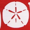 thumbnail image 3 of Jordan Manufacturing 18" x 13" Red Noel Sand Dollar Holiday Rectangular Reversible Decorative Lumbar Throw Pillow with Welt, 3 of 5
