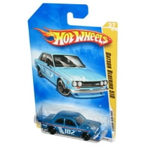 Hot Wheels 2009 New Models 37/42 Blue Datsun Bluebird 510 Car Toy 037/190