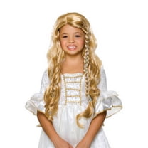 HALLOWEEN Glamorous Princess Gold Halloween Costume Wig, for Child Blonde
