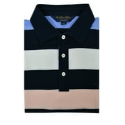 New Brooks Brothers Mens Blue Multi Striped Original Fit Polo Shirt Medium M 3134-7