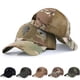 thumbnail image 2 of Men's Camo Seals Skull Tactical Baseball Caps for Women Summer Airsoft Military Outdoor Mesh Snapback Cap Sun Visor Trucker Hats56-60cm Gao Jinjia LED, 2 of 2