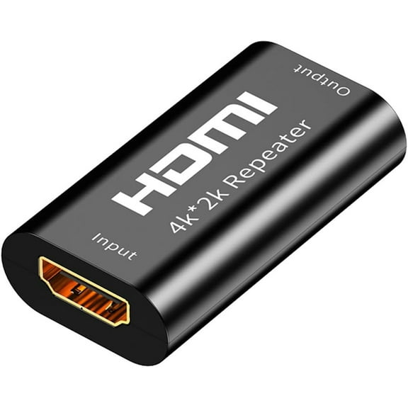 HDMI Repeater 4K UHD HDMI Female to Female HDMI Amplifier 40' HDMI Extender Up to 40 Meters Lossless Transmission for Oculus Rift and More