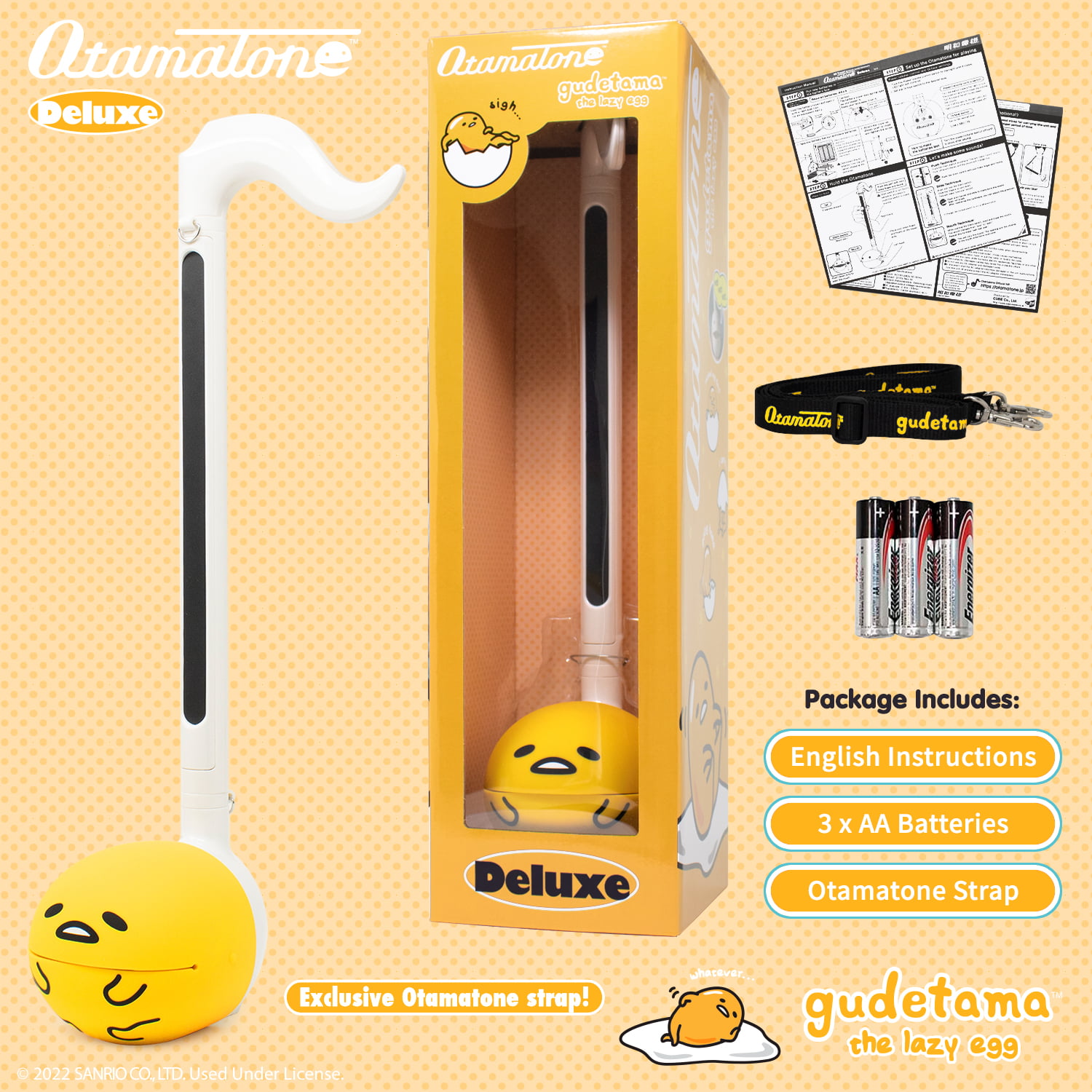 Otamatone 'Deluxe' [Japanese Edition] Electronic Musical Instrument Synthes