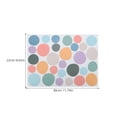 thumbnail image 6 of CTIRCHIU 10-Pack Boho Circle Dot Wall Decals, Multi-Color Removable Peel and Stick Decorative Stickers for Home Decor, 6 of 8