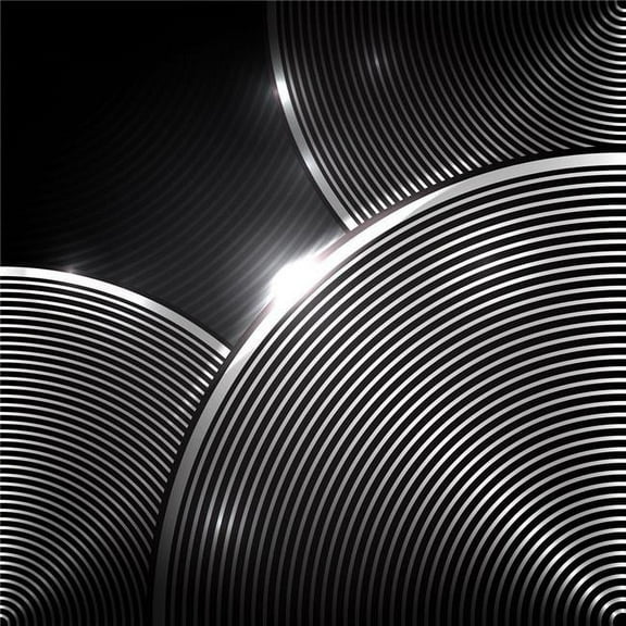 Artful Printers C-16162084 Spring Coils Abstract Canvas Art, 16 x 16 in.