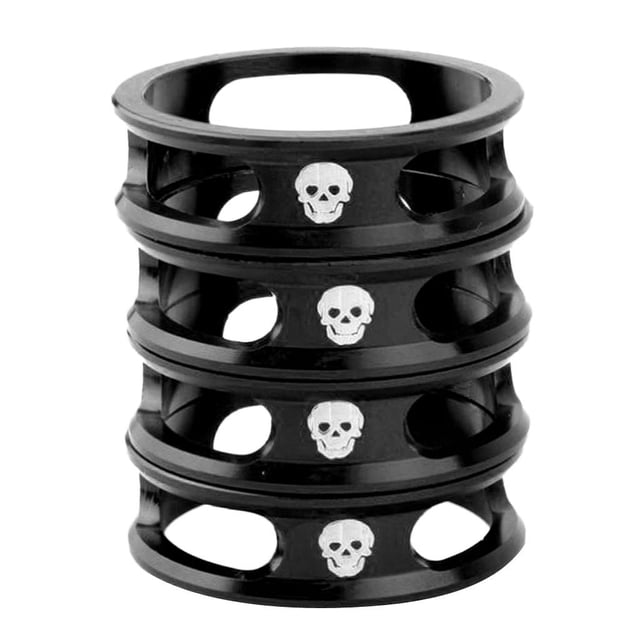 Abrazadera de Sillín con de Sujeción de Liberación Rápida de 28,6 Mm Abrazadera de de Sillín, Paquete de 4 , Negro Zulema Bicycle Headset Spacer