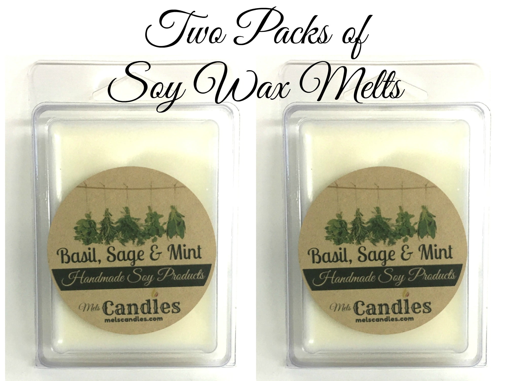 Scent Brick Sandalwood 3.2 Ounce Pack of Soy Wax Tarts Wickless Candle 