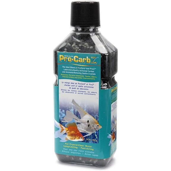 Penn-Plax Pro-Carb Z Activated Carbon and Zeolite, 34 Ounce, Model:PBZC2M