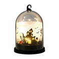 thumbnail image 2 of Halloween Pumpkin Light Decorations LED Candle Lamp Night Light Ornaments Party Home Tabletop Centerpiece Battery Operated Jack O Lantern Glow-in-the-Dark, 2 of 6