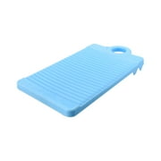 Unique Bargains 32cm Long Plastic Rectangle Washboard Washing Clothes Laundry Board Blue for Home Essential