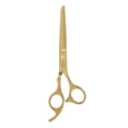 thumbnail image 1 of Professional Barber Shears, Curved Handle Stable Opening Hair Cutting Shears Easy Trimming  For Barber Shop, 1 of 8