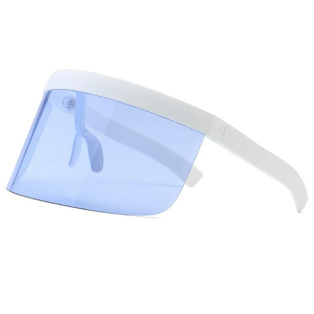 Nuevas gafas de sol supergrandes, anti-mirones, unisex, protectoras, a prueba de viento (azul cielo)