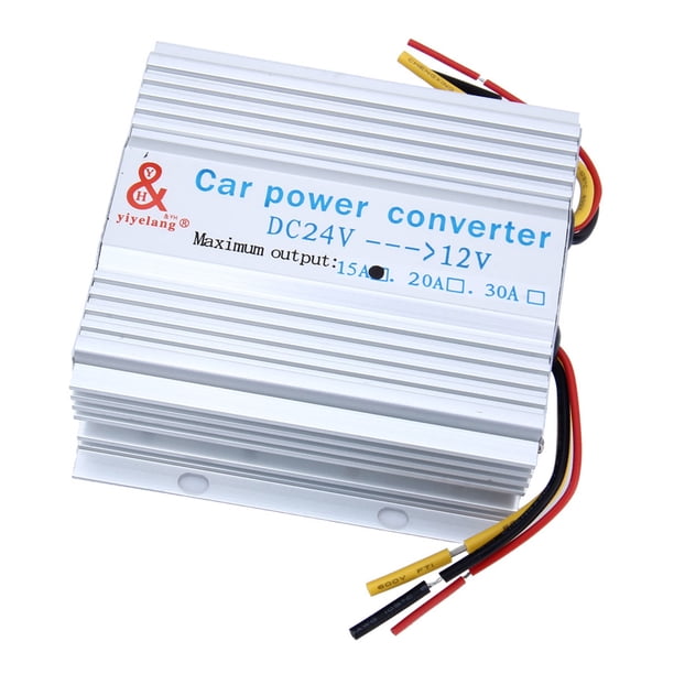 Convertidor DC DC Del Regulador De Voltaje De La Energía Del Coche De 24V A 12V 15A