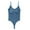 Blue, variant on ZQUUVOU Women's Shapewear Thong Tight Fitting Casual Scoop Neck Bodysuit Sleeveless Spaghetti Strap Tank Tops Blue