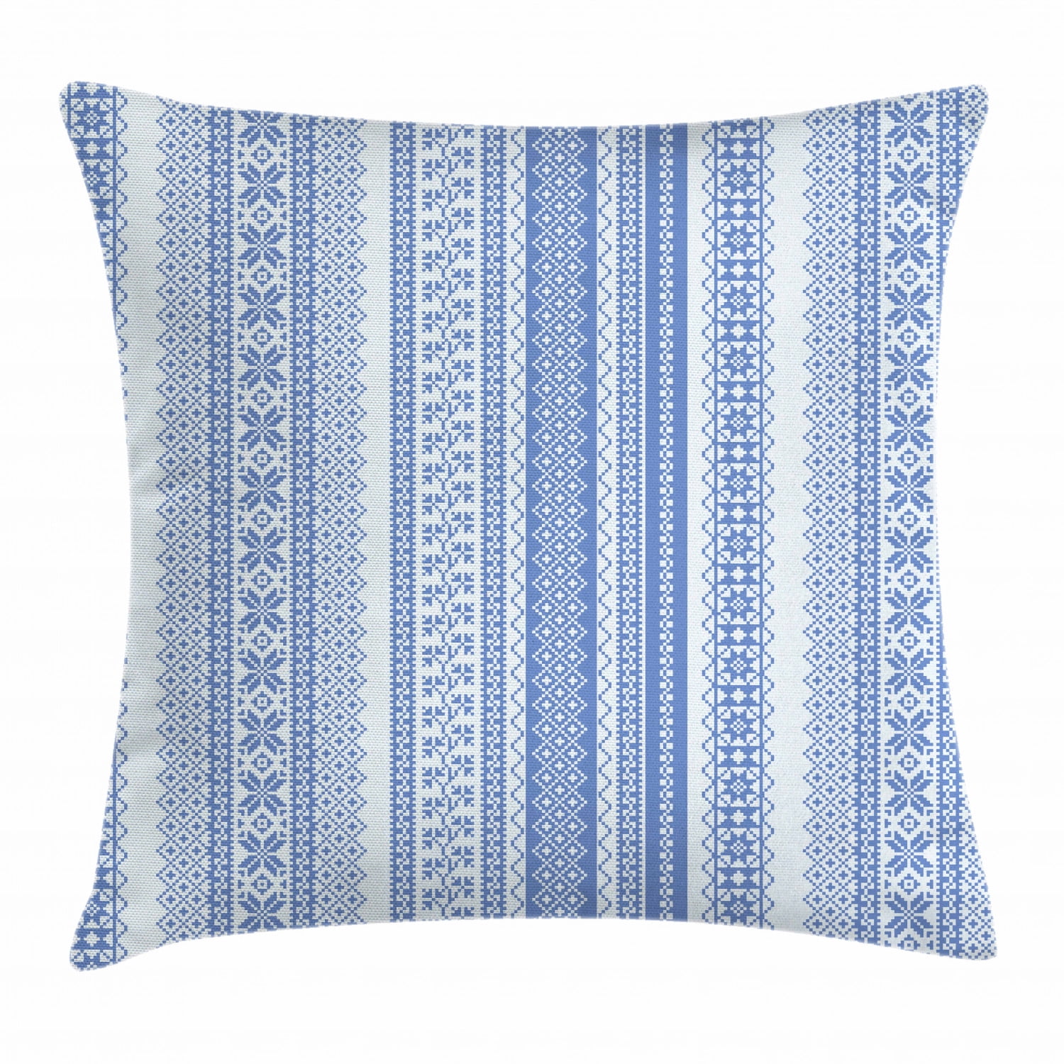 Nordic Throw Pillow Cushion Cover, Vertical Geometric Pattern
