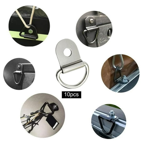 

10Pcs Ring Tie Down Anchors Ring Fittings Fits For Trailers Cargo RV