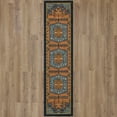 thumbnail image 2 of Mohawk Home Galena Printed Area Rug, Blue, 2' x 8', 2 of 8