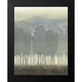 thumbnail image 2 of Vision Studio 12x14 Black Modern Framed Museum Art Print Titled - Treeline Haze II, 2 of 5