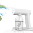 thumbnail image 4 of Nano Spray Desinfección Pistola Carga Portátil Luz Azul Atomizador Pistola Alcohol Pulverizador (Negro) Sincero Electrónica, 4 of 5
