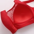 thumbnail image 6 of RYRJJ Womens Wireless Bras V Mesh Comfortable Bralette Supportive Tshirt Bra No Underwire Seamless Push Up Everyday Bras, 6 of 9