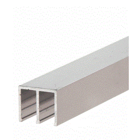 

CRL 16795 Polished Aluminum Finish Rollertrack Top Track 4 m Length 21 mm Wide 18 mm High