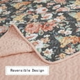 thumbnail image 6 of Mainstays All in One Lightweight Quilt Set and Sheet Set -7 Piece, King, Gray Floral, 6 of 18