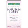 Nature's Bounty Hair Skin & Nails Biotin Support Lustrous Hair 60ct, 6-Pack