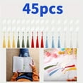 thumbnail image 3 of Acrylic Bookmark Blanks 45 Pcs with Colorful Tassels, Clear Unfinished Book Markers for DIY Crafts, Gift Tags and Graduation Projects, 3 of 8