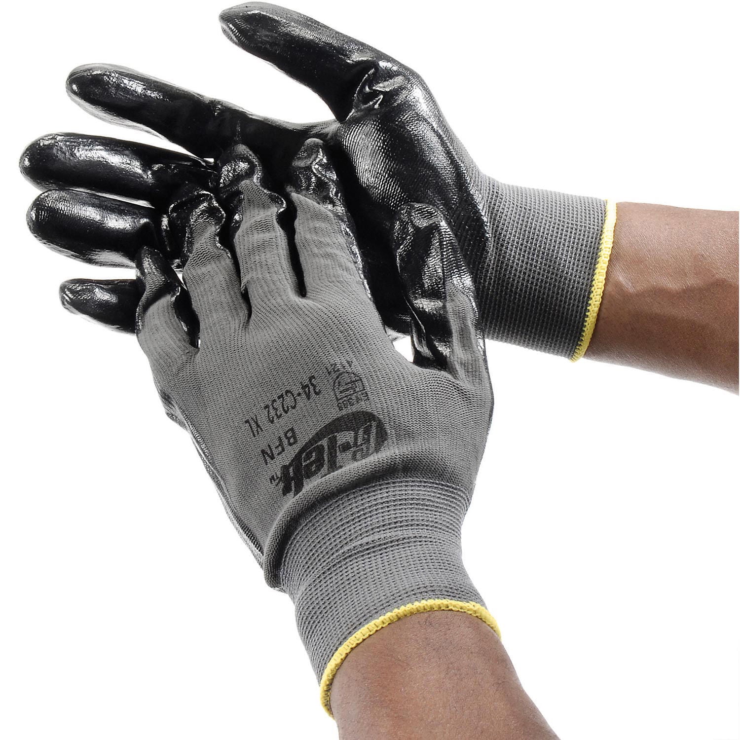 PIP G-tek Nitrile Coated Nylon Grip Gloves Large 12 Pairs/dozen for sale online 