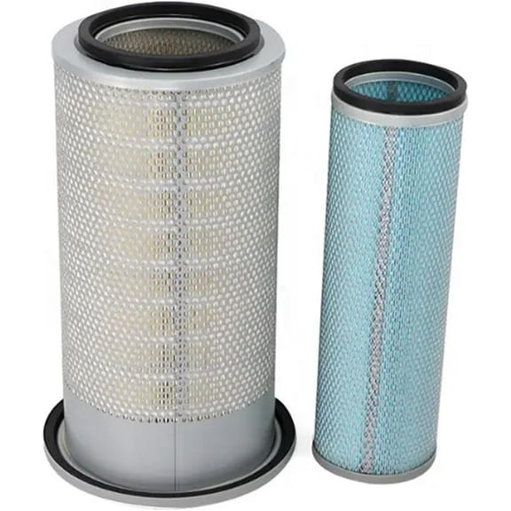 New Air Filter 600-181-6830 6001816830 600-181-6820 Compatible with Komatsu Bulldozers D41E D41E6T D41P Engine S6D102E