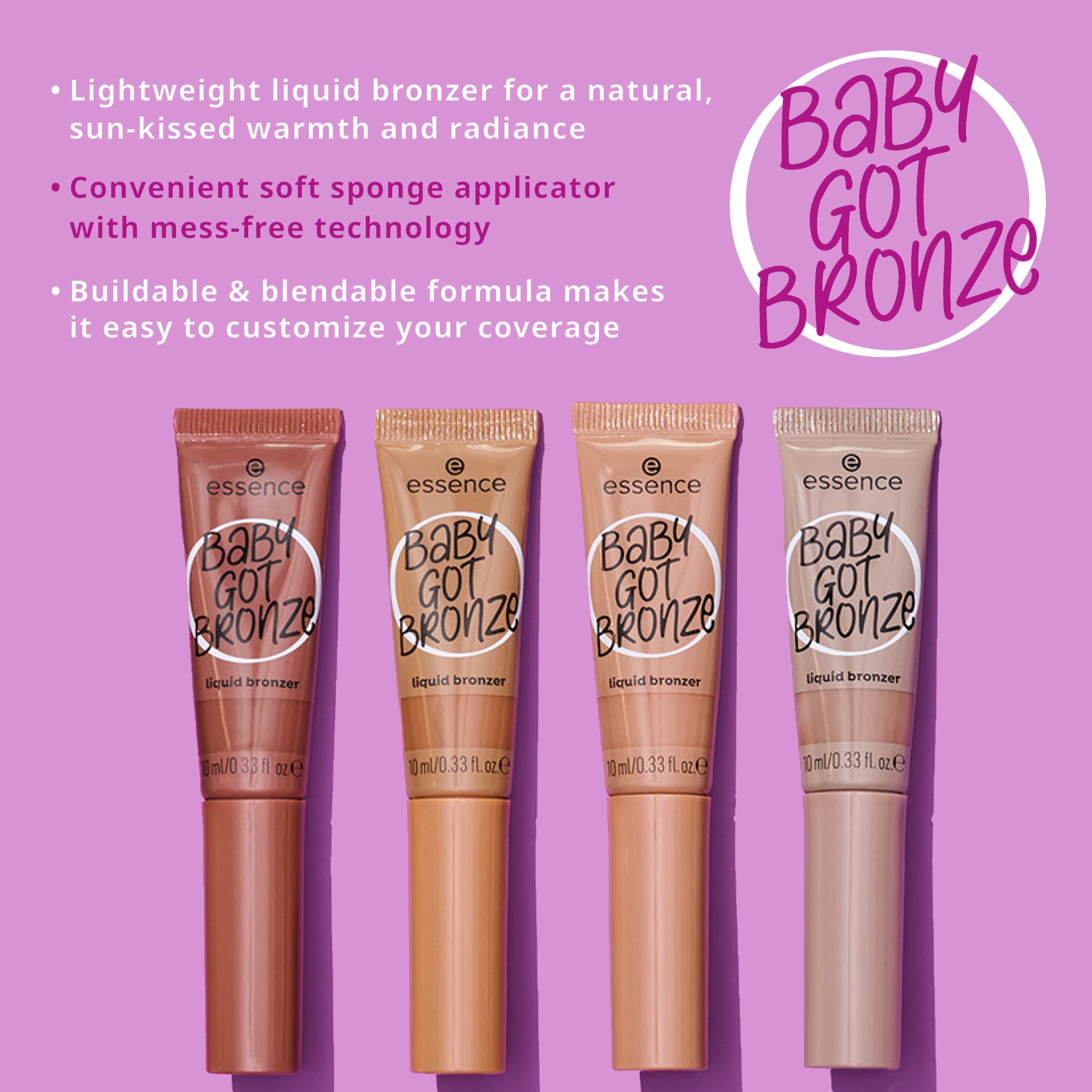 essence Baby Got Bronze Liquid Bronzer, 40 Tan-Tastic