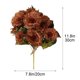 thumbnail image 4 of Lekihaqq Artificial Flowers Home Decoration Handheld Flower Wall Wedding Decor Simulated Silk Plants Bouquet Realistic Fake Blossoms Party Garden Office Centerpiece, 4 of 6