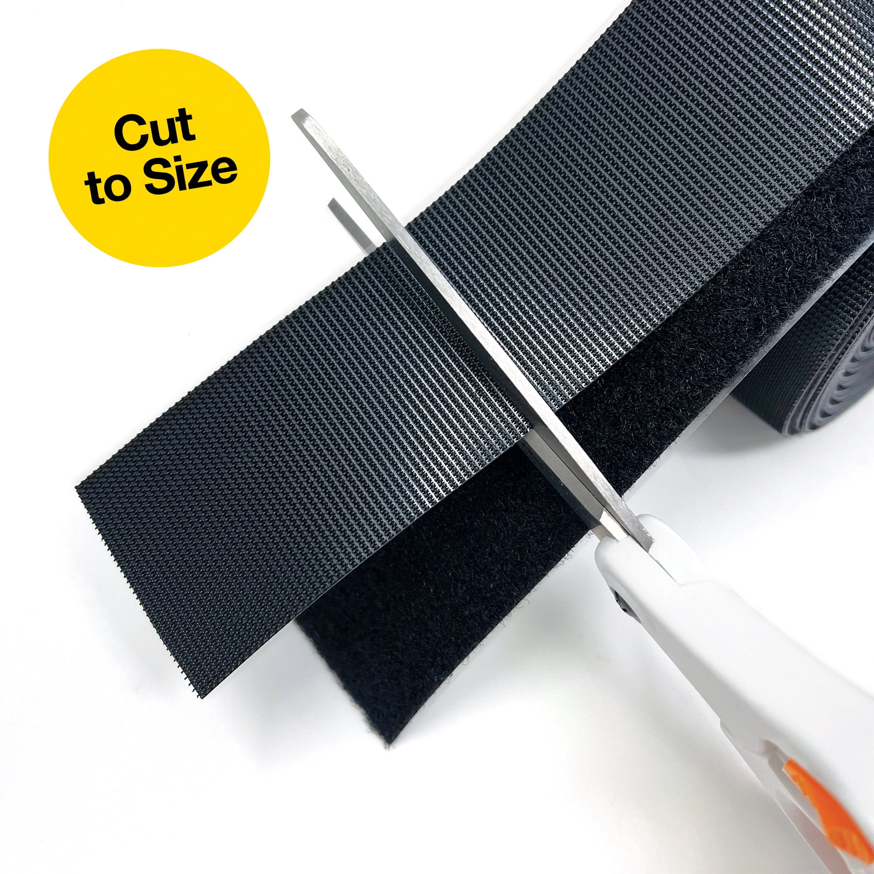 Stick 'Em Industrial Strength 6’x2” Adhesive Hook and Loop Fastener Roll