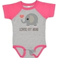thumbnail image 3 of Inktastic Loved by My Mimi Grandchild Boys or Girls Baby Bodysuit, 3 of 5