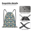 thumbnail image 3 of Kdxio Eggs Toast Bacon And Arugula Print Drawstring Backpack Bag,Waterproof Draw String Back Sack, Gym Drawstring Bags Swim Bag For Unisex, 3 of 5