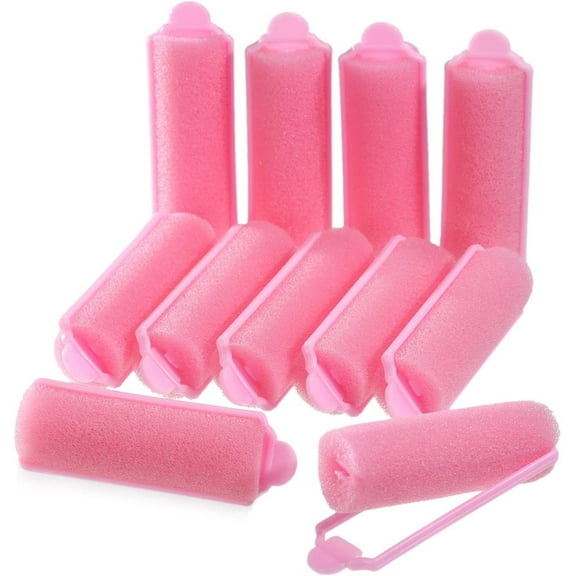 Casewin Hair Rollers, 36pcs Soft Sponge Hair Roller Foam Styling Hair Curler Home DIY Curling Tool